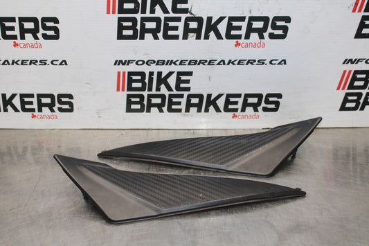 11-24 SUZUKI GSXR750 OEM RIGHT LEFT GAS FUEL TANK PANELS COVERS TRIM SET BB871