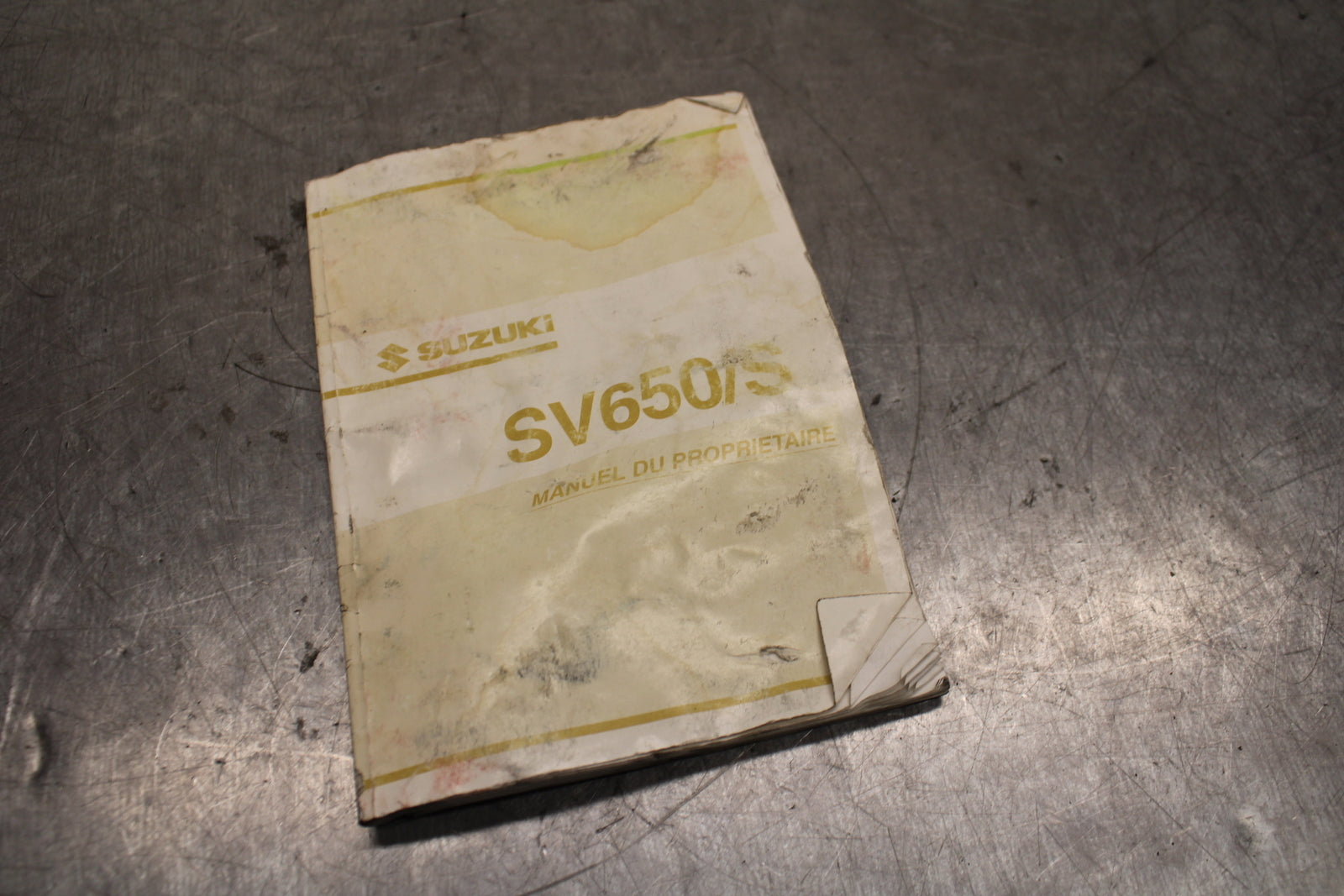 03 SUZUKI SV650S ORIGINAL OWNERS MANUAL BOOK BB130