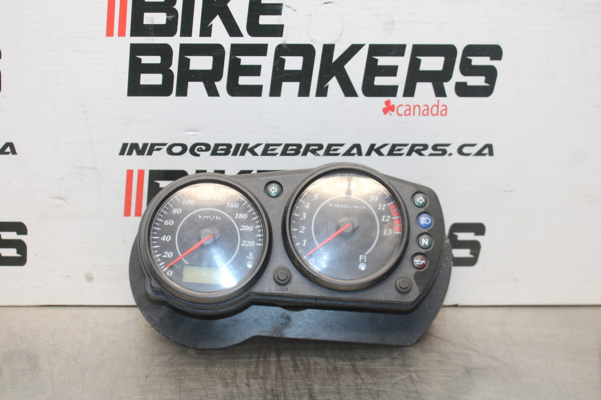 08 KAWASAKI NINJA 650 EX650 SPEEDO GAUGES DISPLAY CLUSTER SPEEDOMETER BB797