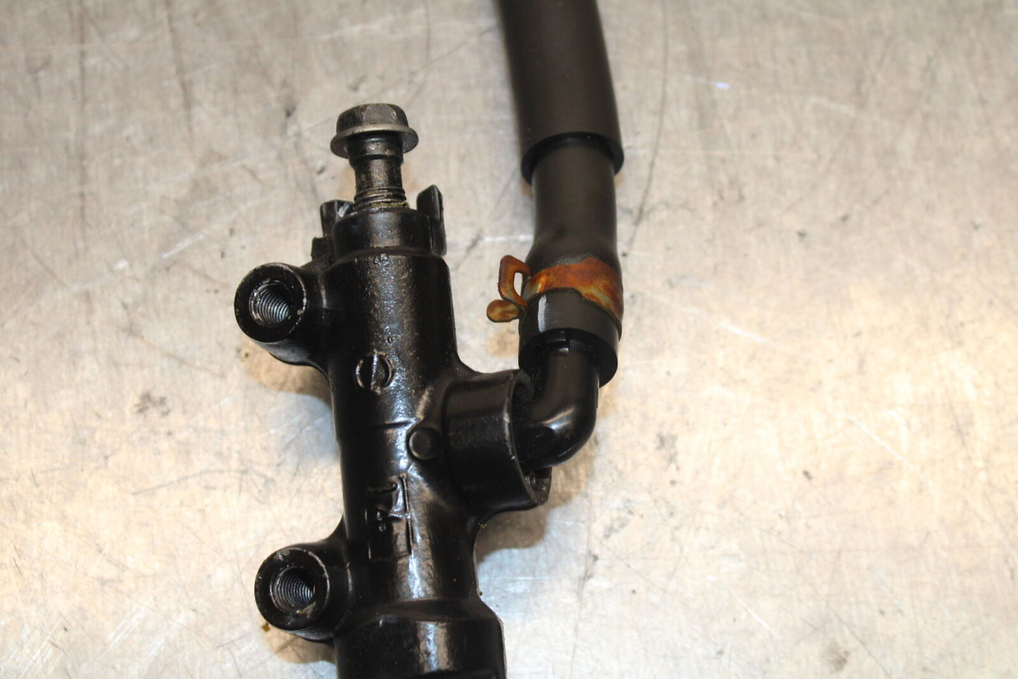 08-12 KAWASAKI NINJA 250R EX250J REAR BRAKE MASTER CYLINDER W RESERVOIR BB111 