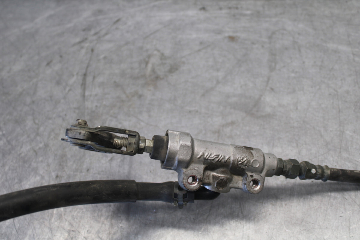 05-06 YAMAHA ROYAL STAR REAR BACK BRAKE MASTER CYLINDER W RESERVOIR BB697