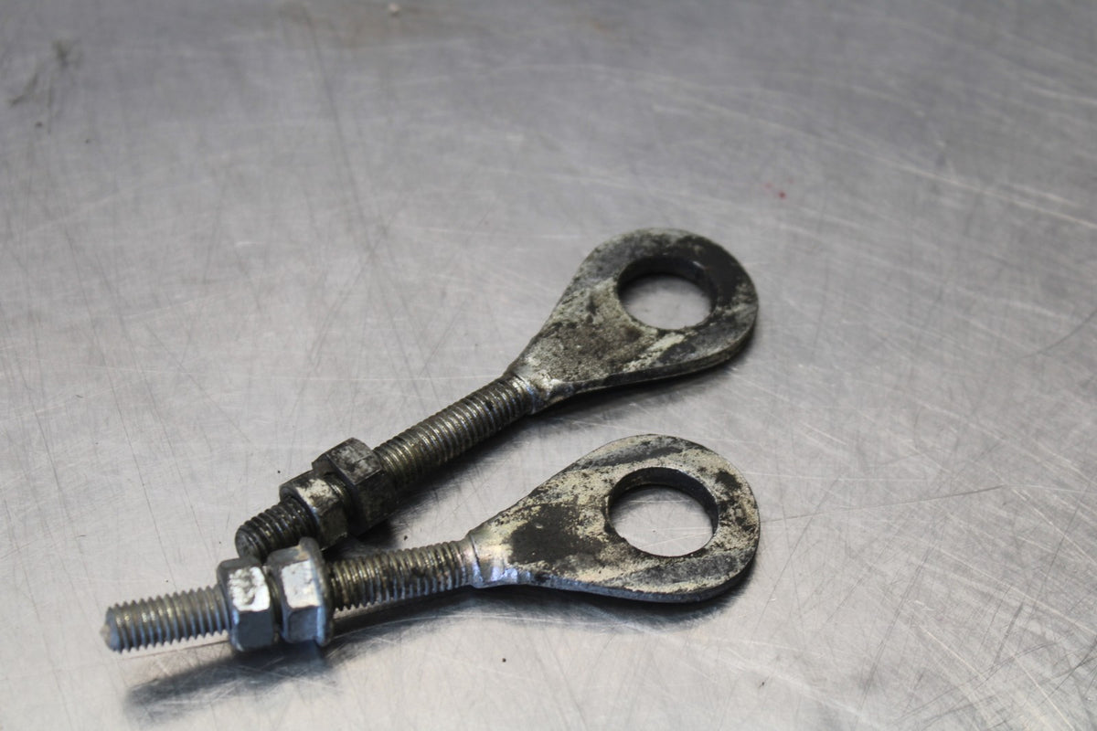 02 KAWASAKI VULCAN 800 VN800B CLASSIC SWINGARM CHAIN TENSIONER ADJUSTMENT BB862