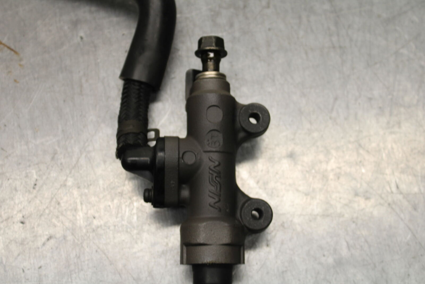03-04 HONDA CBR600RR REAR BACK BRAKE MASTER CYLINDER W RESERVOIR BB114