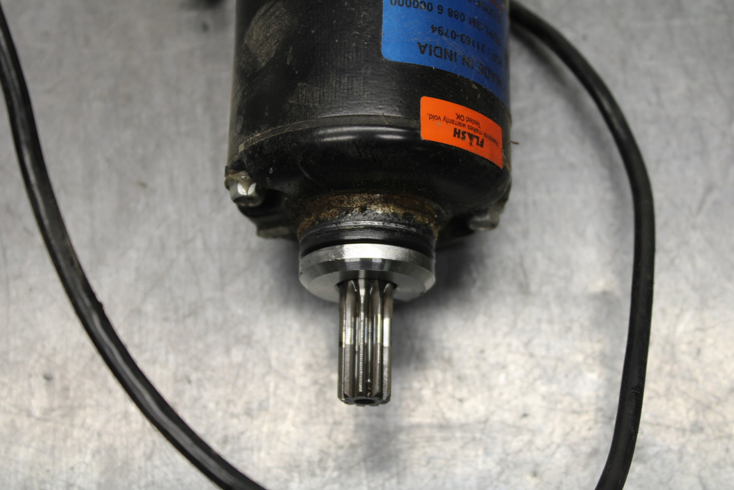 24 KAWASAKI NINJA 500 ABS ENGINE STARTING STARTER MOTOR -DC 12V BB744