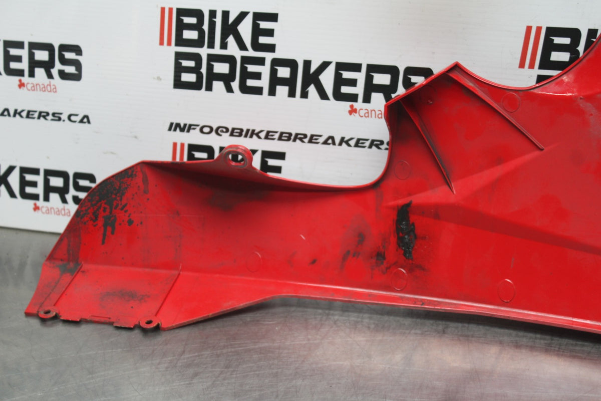 09-11 TRIUMPH DAYTONA 675 LEFT LOWER MID UPPER SIDE FAIRING COWL BB00