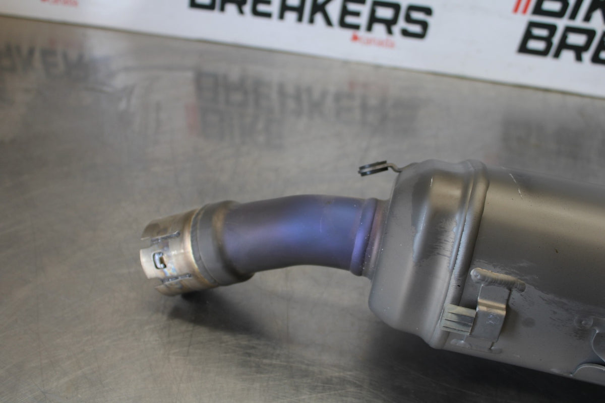 11-26 SUZUKI GSXR750 EXHAUST PIPE MUFFLER SLIP ON CAN SILENCER BB882