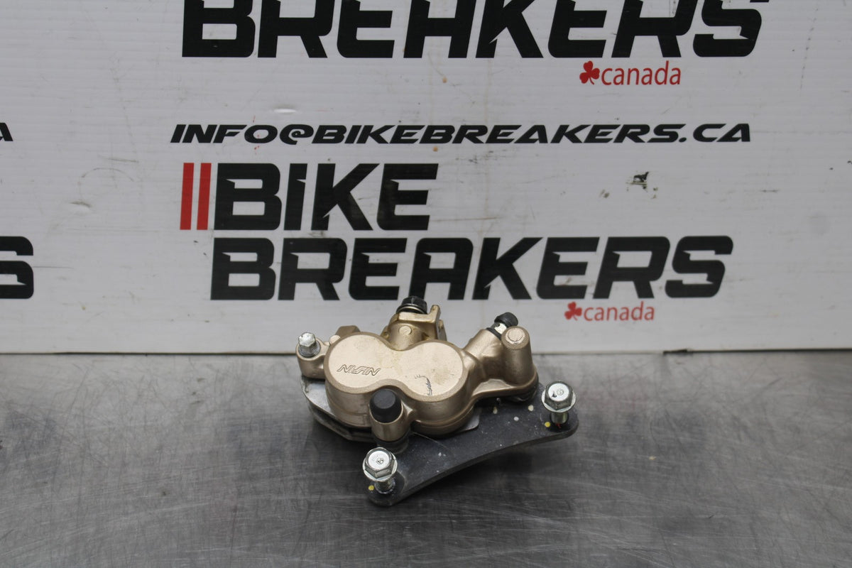 08 HONDA CBR125R LEFT FRONT BRAKE CALIPER BB839