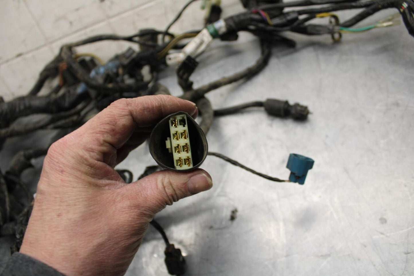 11 KAWASAKI NINJA 650 ER EX 650 MAIN ENGINE WIRING HARNESS MOTOR WIRE LOOM BB503