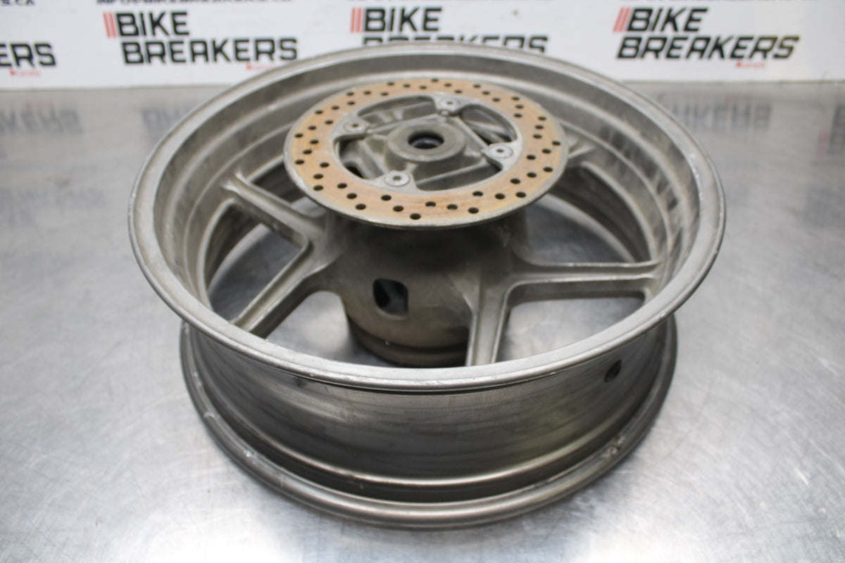 06 KAWASAKI Z750 REAR WHEEL BACL RIM & ROTOR BB837