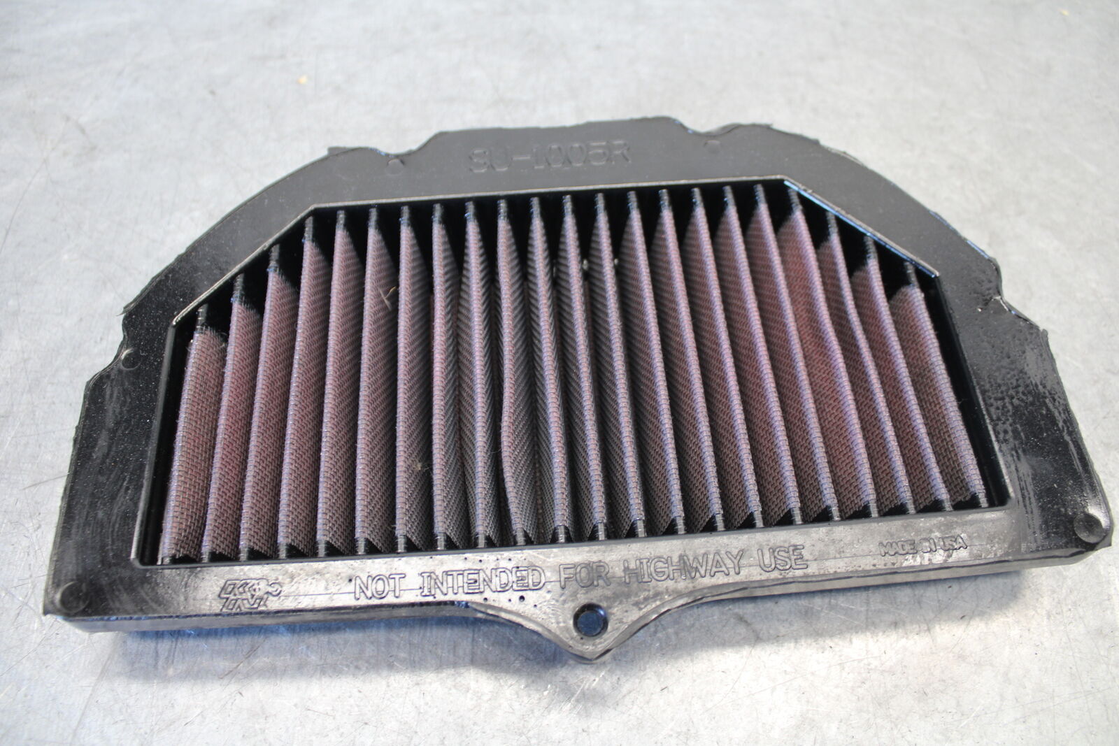 05-06 SUZUKI GSXR1000 K&N AIRBOX AIR INTAKE FILTER BB663