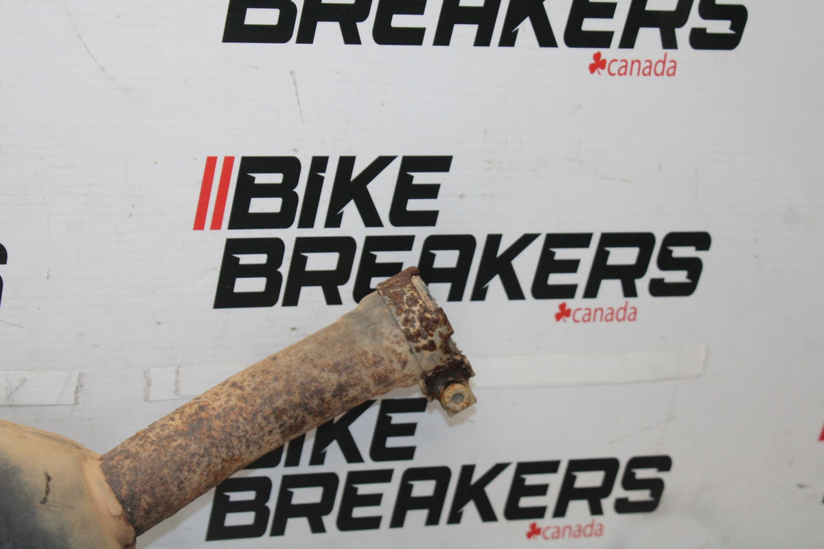 06 KAWASAKI KLR650 EXHAUST PIPE MUFFLER SLIP ON CAN SILENCER BB919