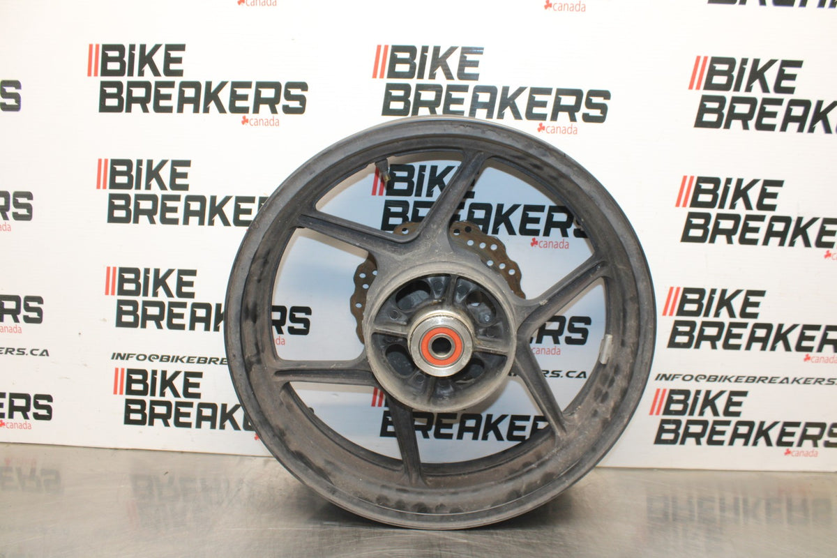 07 KAWASAKI NINJA 650 EX650 REAR WHEEL BACK RIM & ROTOR BB844
