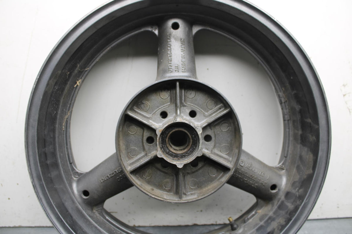 97-98 SUZUKI GSXR 600 SRAD REAR WHEEL AND ROTOR BACK BRAKE DISC BB636