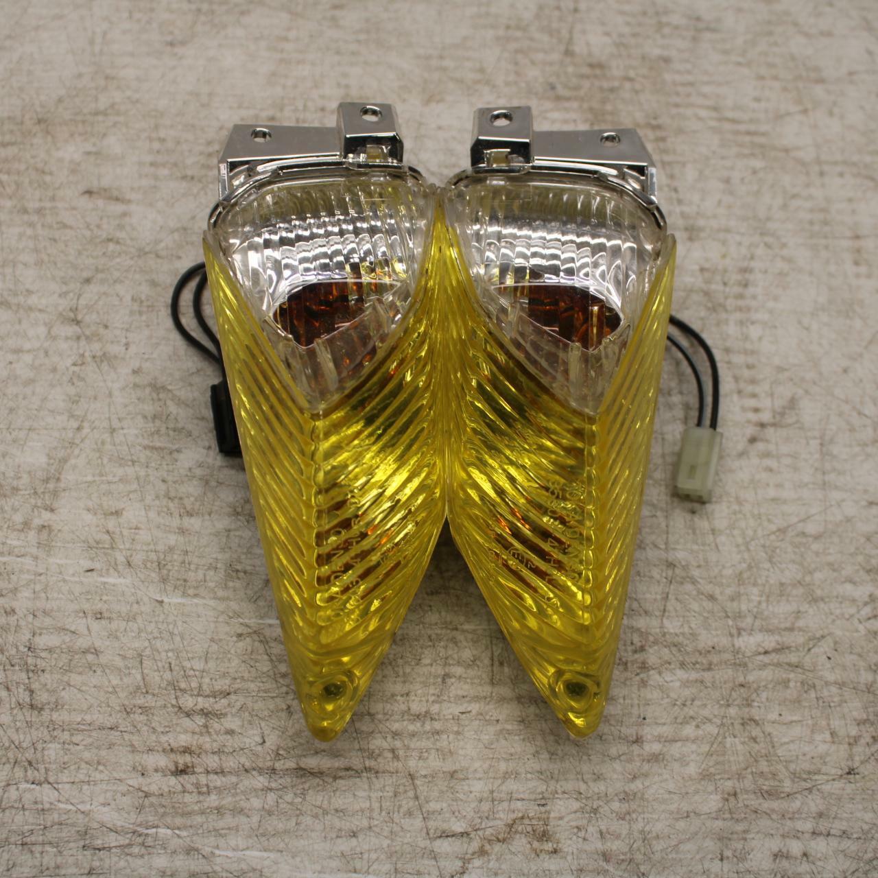 11-19 SUZUKI GSXR600 FRONT LEFT RIGHT TURN SIGNALS LIGHT INDICATORS BB371