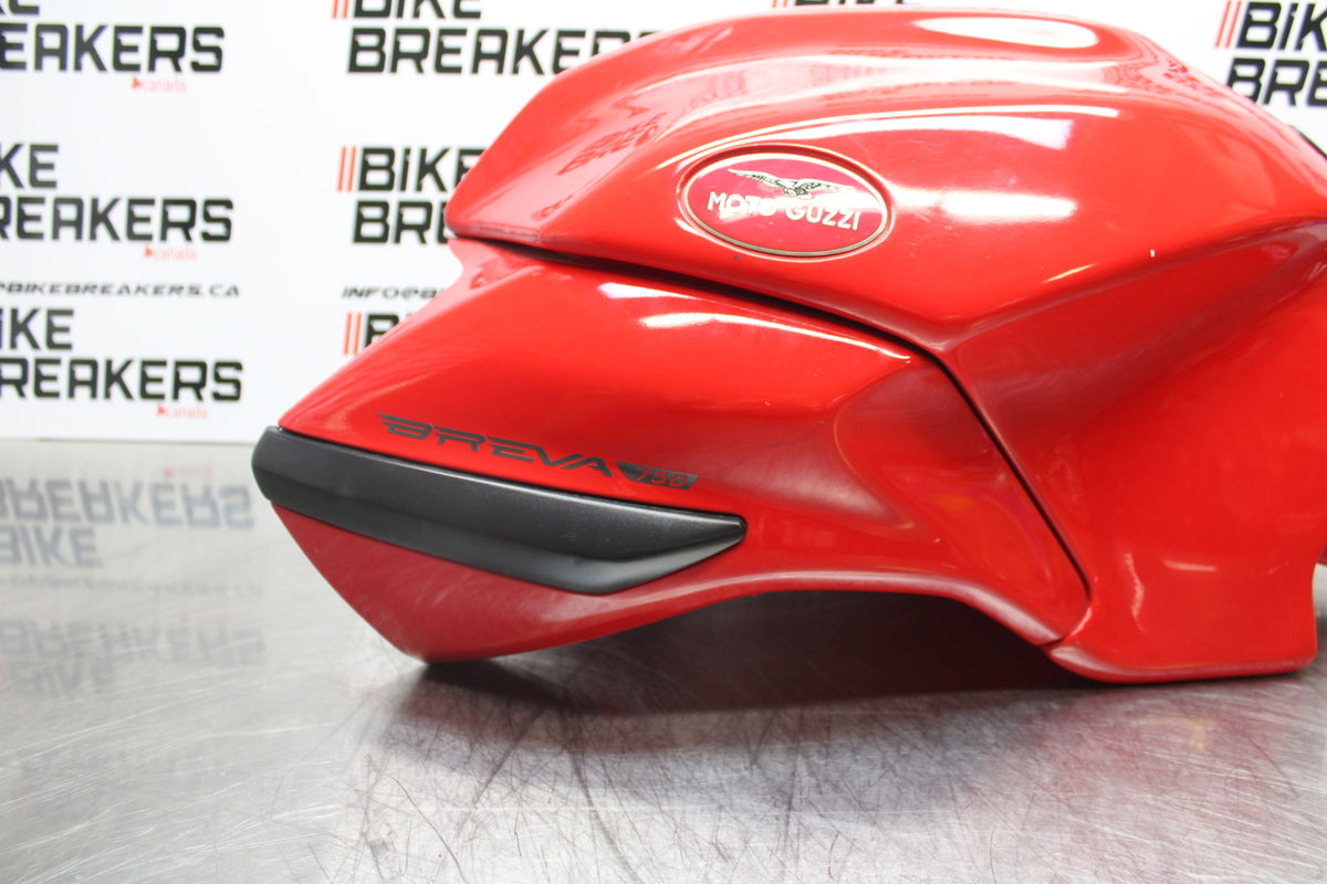 08 MOTO GUZZI BREVA 750 GAS TANK FUEL CELL PETROL RESERVOIR BB154