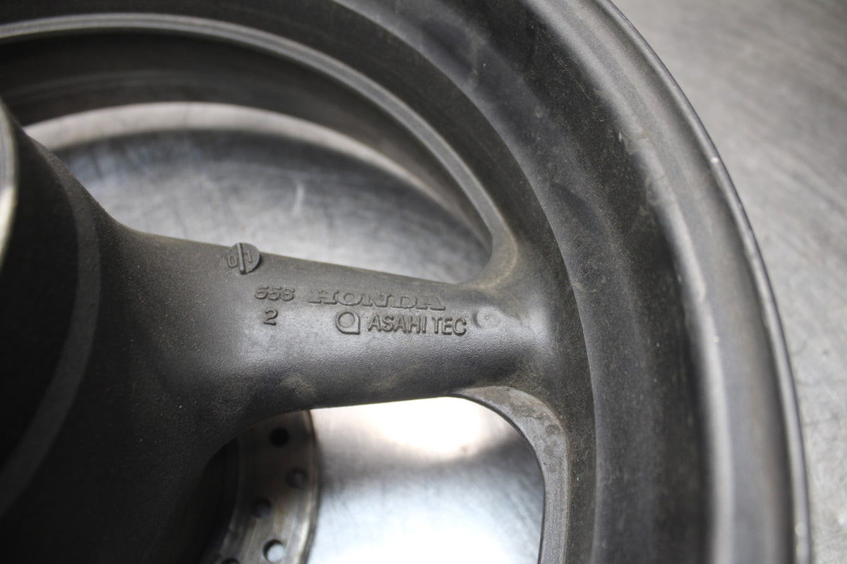 01-06 HONDA CBR600F4I REAR WHEEL BACK RIM & ROTOR BB778