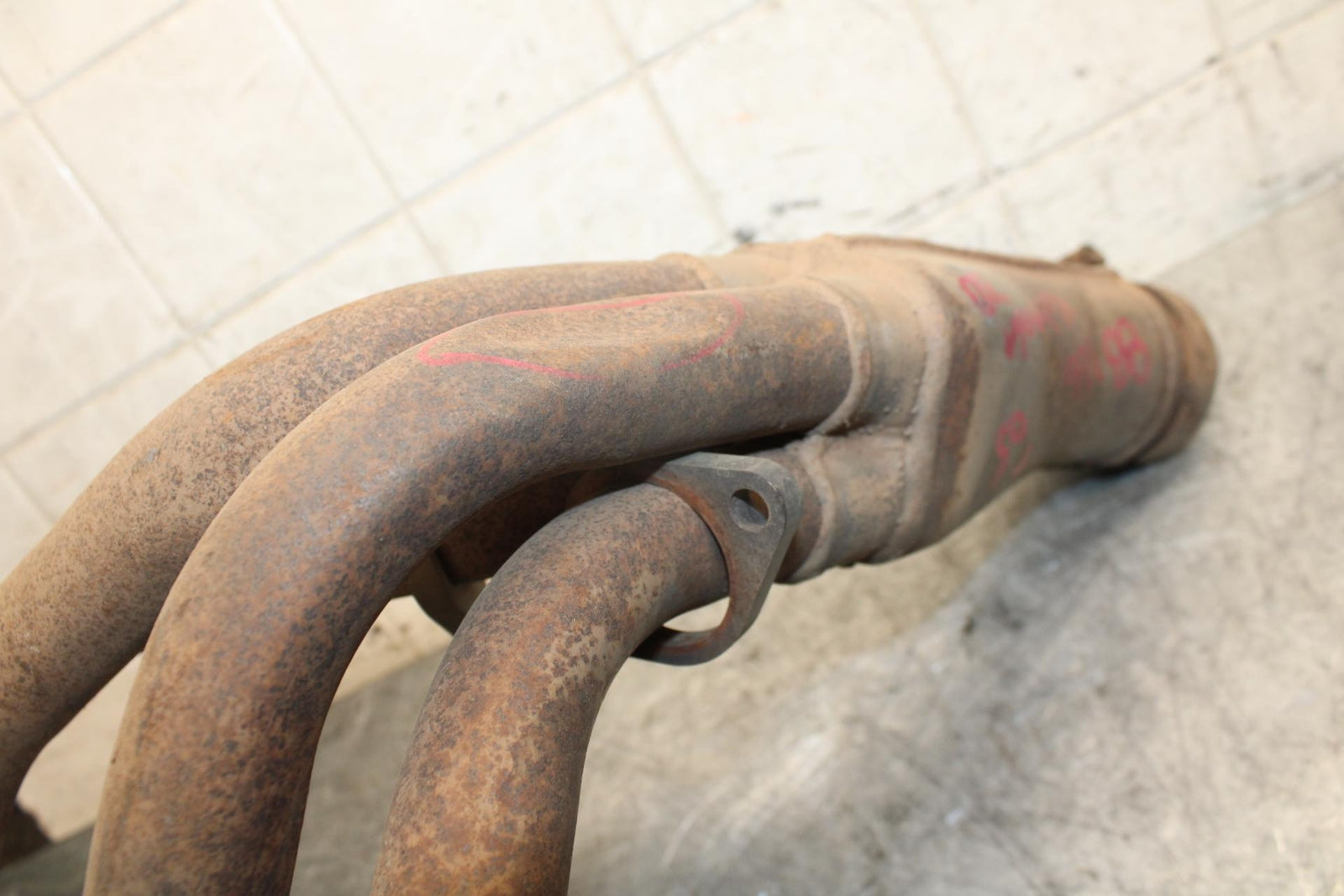 2005 Suzuki Katana 750 GSX750F EXHAUST HEADER PIPES MANIFOLD BB166