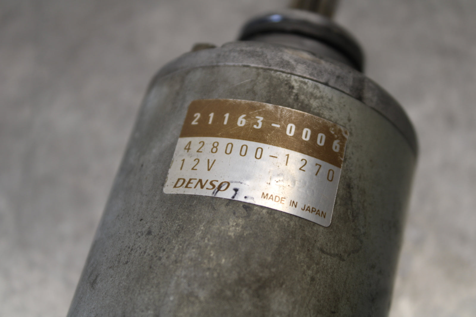 03-04 KAWASAKI NINJA ZX6RR ENGINE STARTER MOTOR -DC 12V 21163-0006 BB684