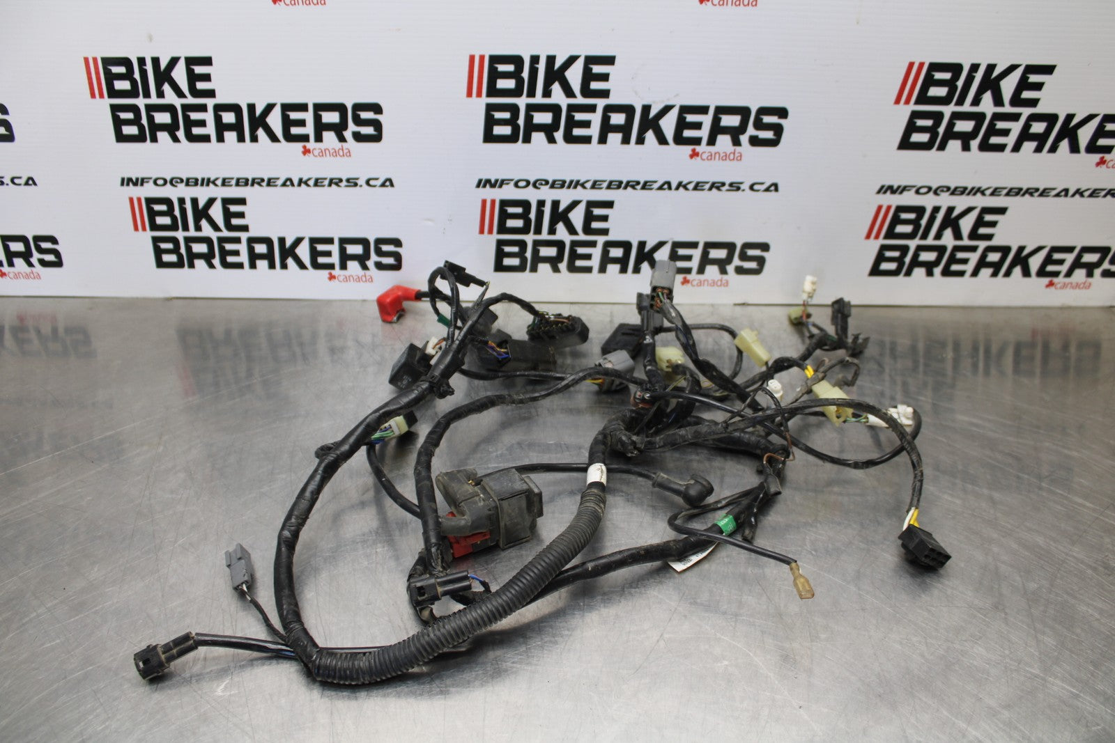 08-18 KAWASAKI KLR650 MAIN ENGINE WIRING HARNESS MOTOR WIRE LOOM BB183