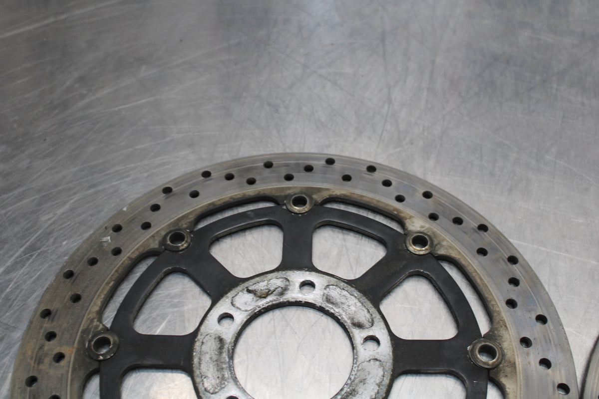 99-07 SUZUKI HAYABUSA GSX1300R FRONT LEFT RIGHT BRAKE ROTORS DISCS BB281