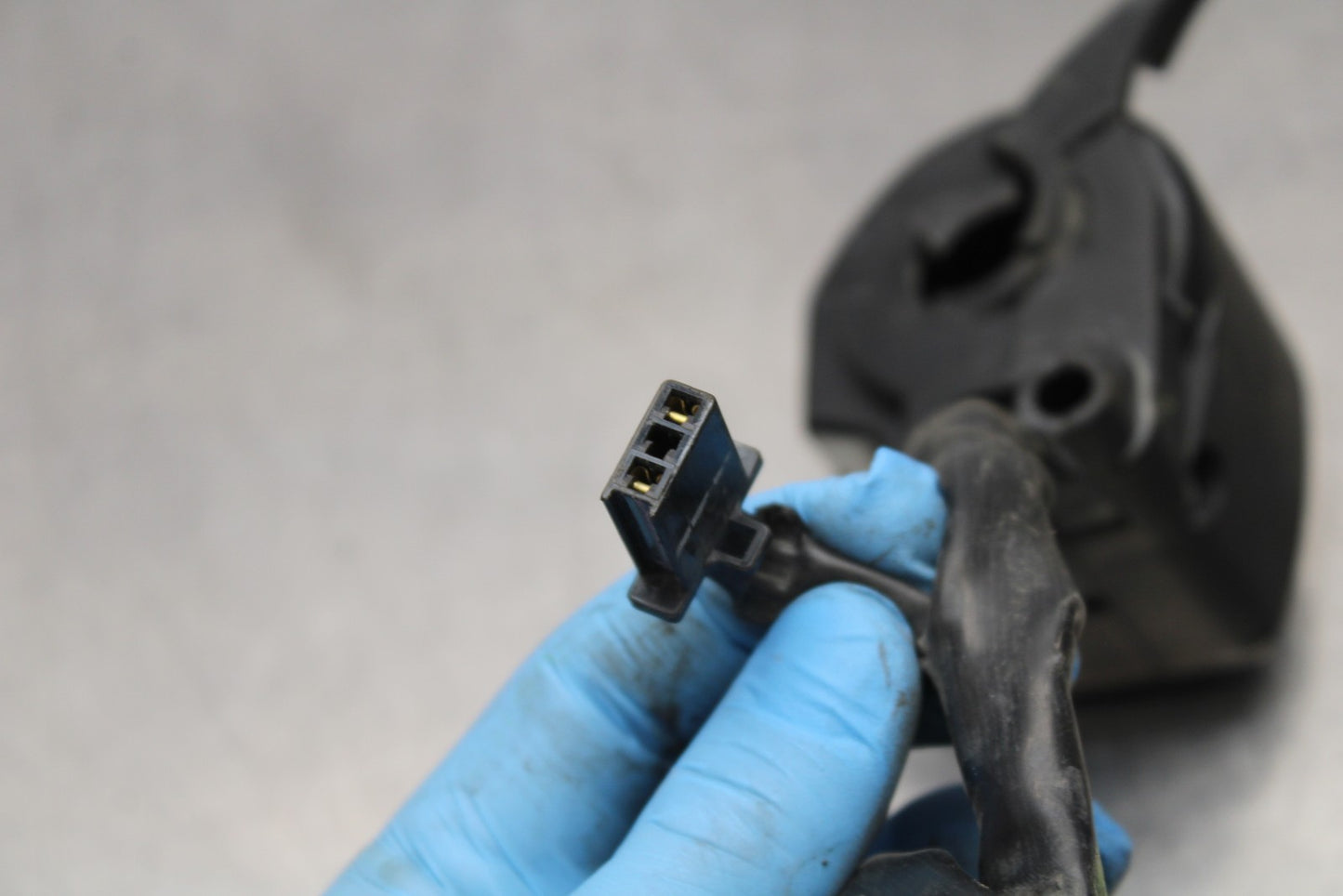 08-18 KAWASAKI KLR650 LEFT CLIP ON HANDLE HORN SIGNALS SWITCH SWITCHES BB183