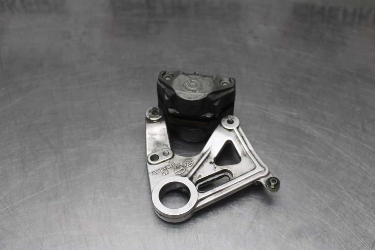 16 DUCATI 959 PANIGALE REAR BACK BRAKE CALIPER W MOUNT BRACKET BB912
