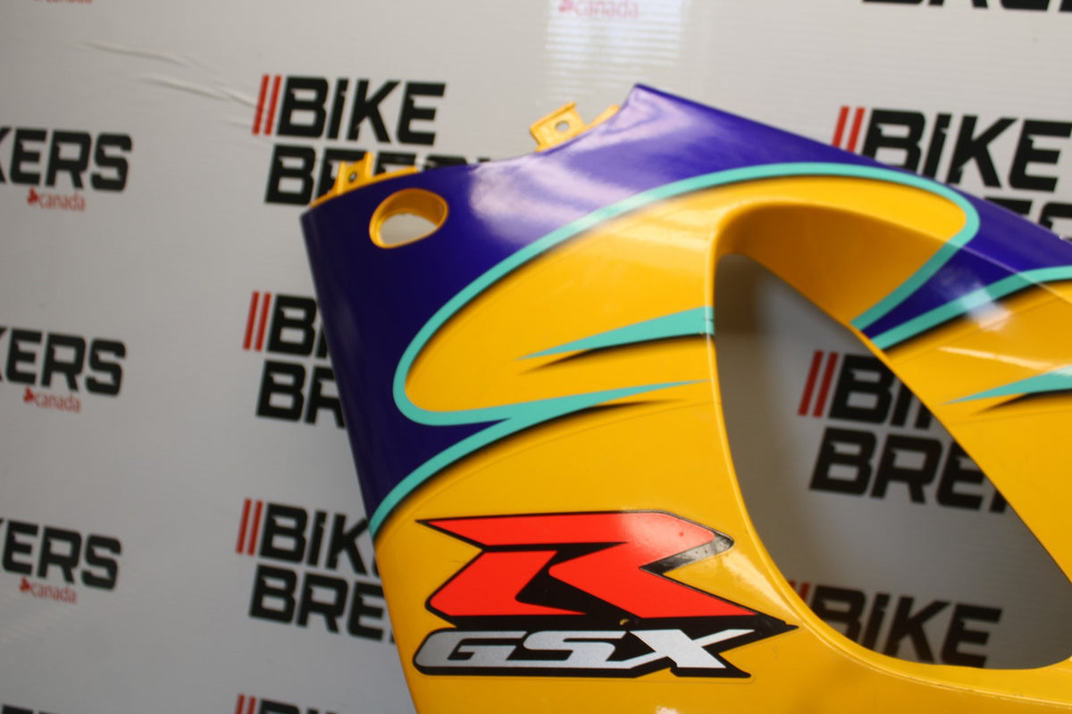 97-98 SUZUKI GSXR 600 SRAD LEFT LOWER MID UPPER SIDE FAIRING COWL BB00