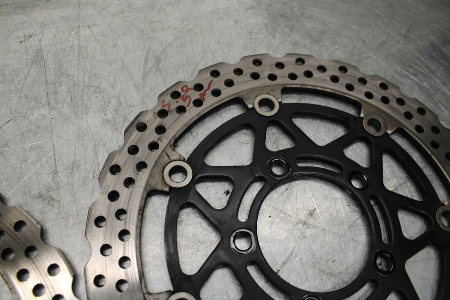 10-13 KAWASAKI Z1000 FRONT LEFT RIGHT BRAKE ROTORS DISCS  BB421