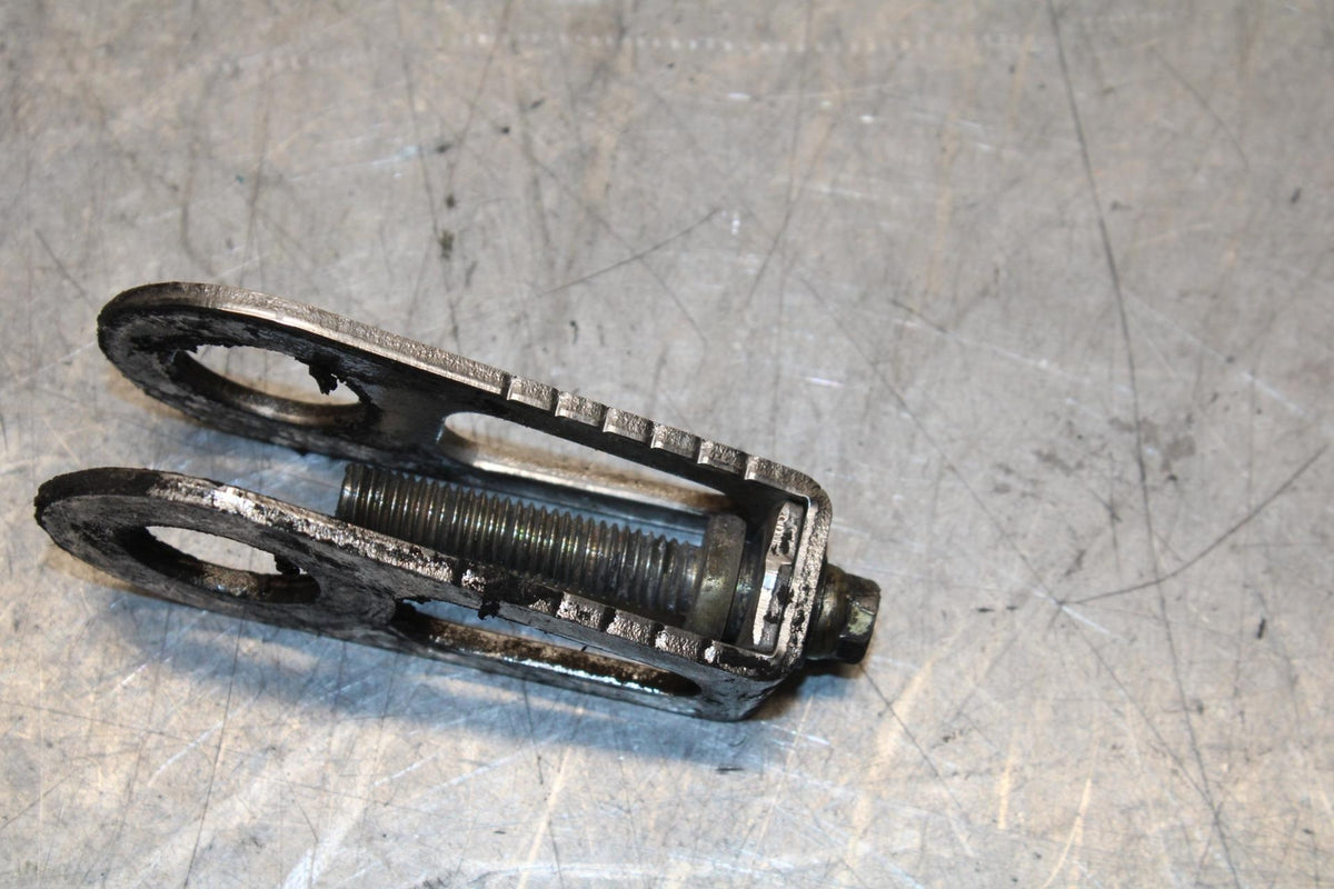 2000 Honda CBR600F4 SWINGARM CHAIN TENSIONER ADJUSTMENT BRACKETS  BB552