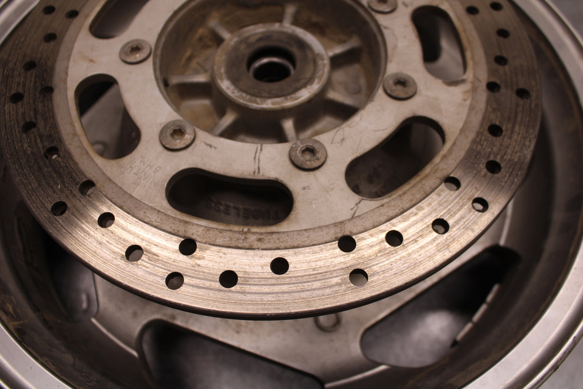 03-08 KAWASAKI VULCAN 1600 REAR WHEEL BACK RIM BB754