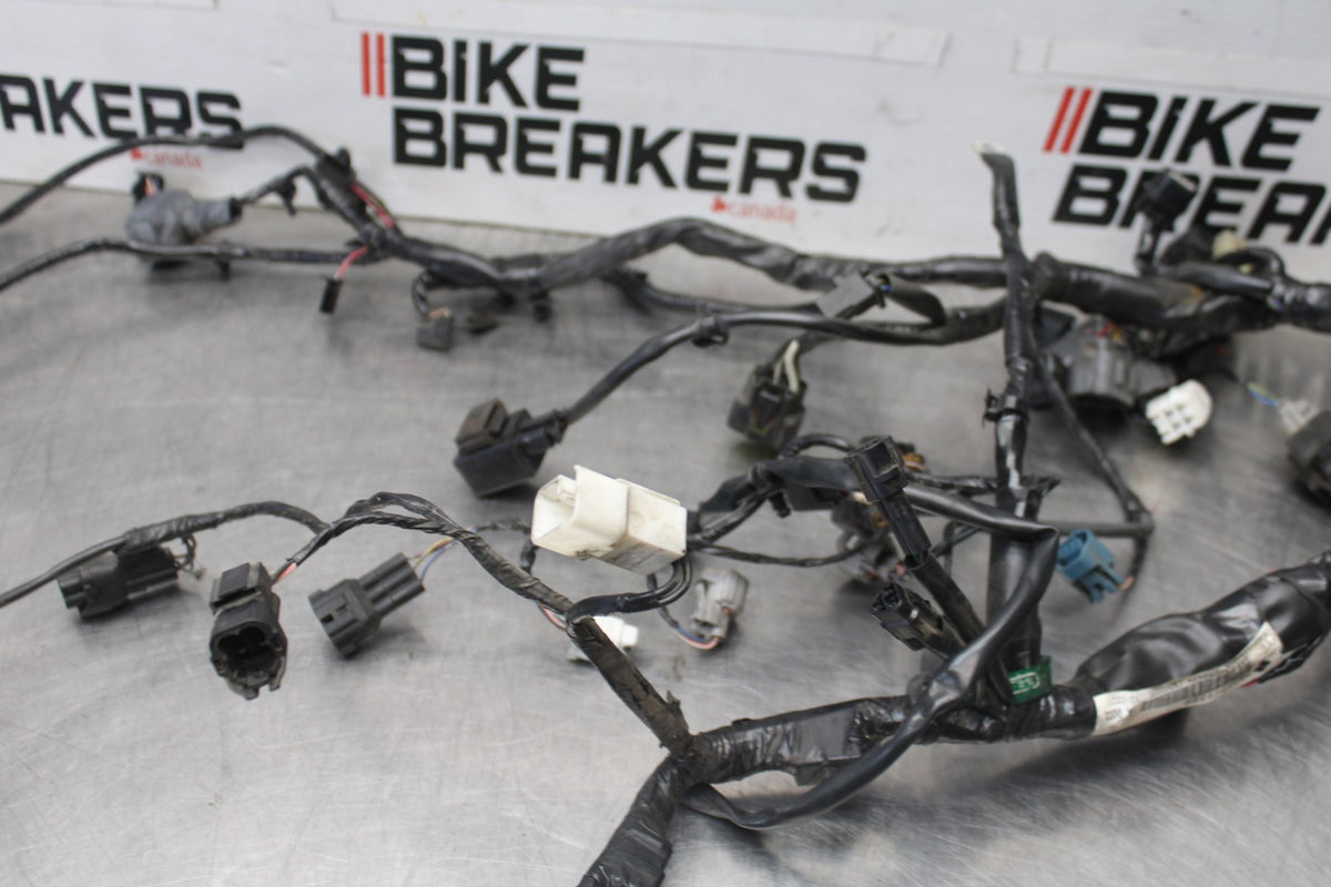 12 KAWASAKI NINJA 650 EX650E MAIN ENGINE WIRING HARNESS MOTOR WIRE LOOM BB926