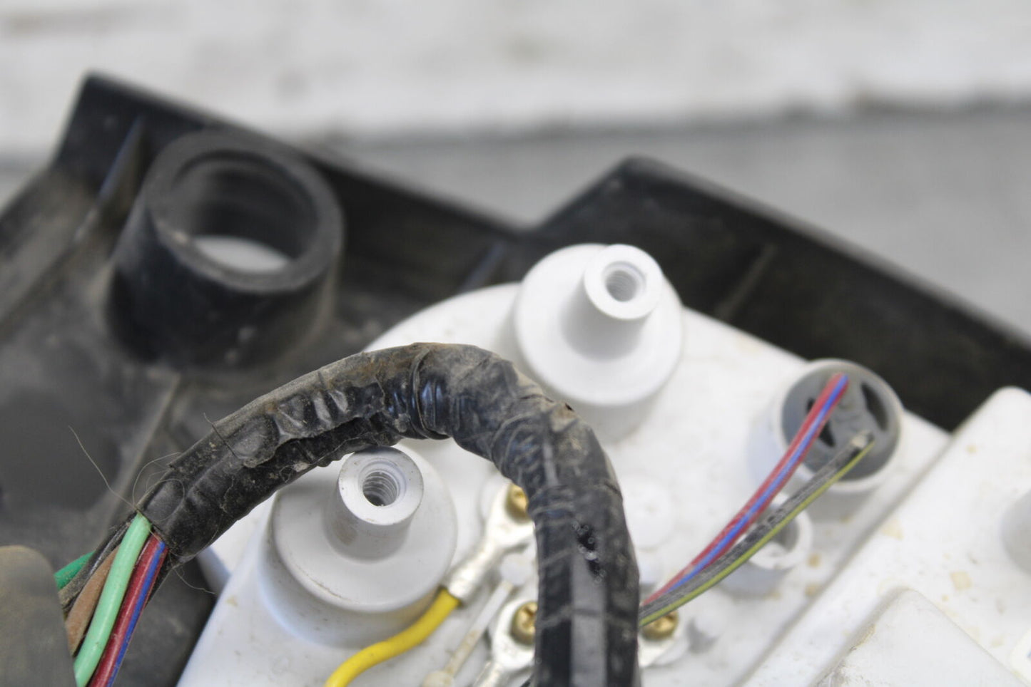 08-18 KAWASAKI KLR650 SPEEDO TACH GAUGE CLUSTER SPEEDOMETER TACHOMETER  BB707