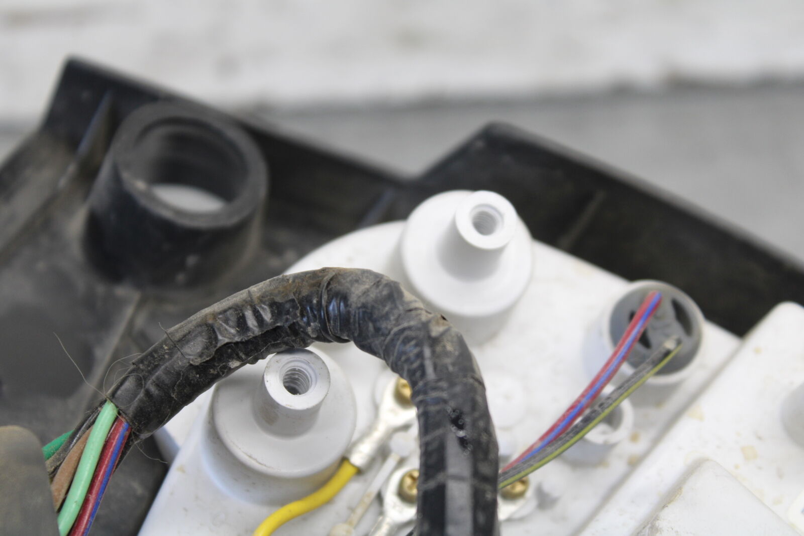 08-18 KAWASAKI KLR650 SPEEDO TACH GAUGE CLUSTER SPEEDOMETER TACHOMETER  BB707