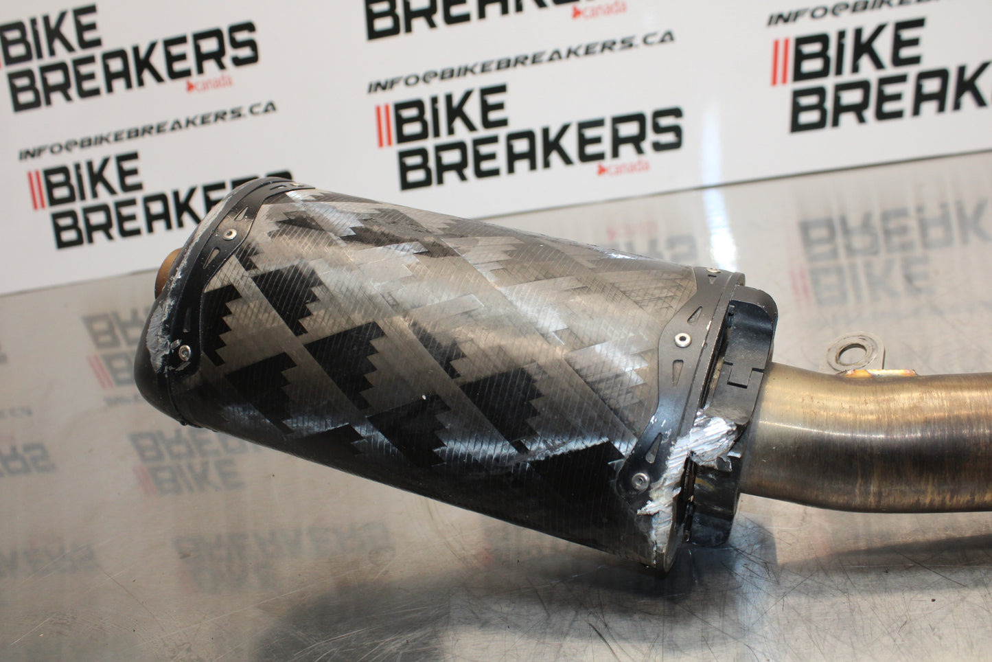 13-17 KAWASAKI NINJA ZX6R TWO BROTHERS FULL EXHAUST SYSTEM HEADERS  BB143