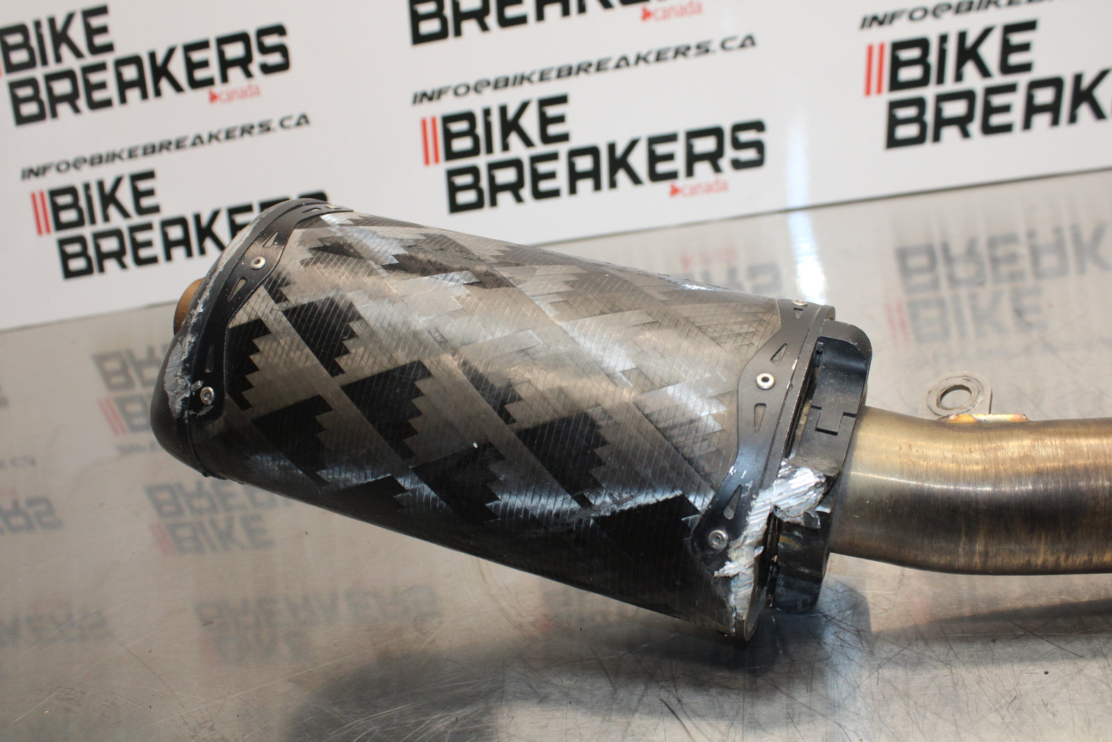 13-17 KAWASAKI NINJA ZX6R TWO BROTHERS FULL EXHAUST SYSTEM HEADERS  BB143