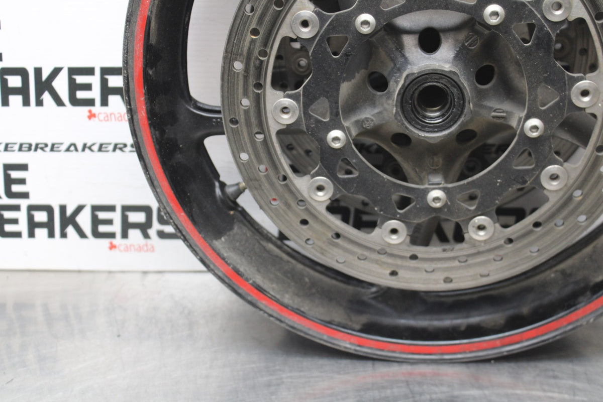 05 YAMAHA YZF R6 FRONT WHEEL FRONT RIM & ROTORS BB814