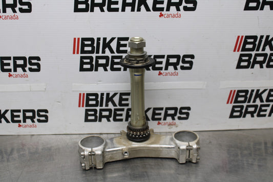 05-06 KAWASAKI NINJA ZX6R FRONT FORKS CLAMP LOWER TRIPLE TREE STEM BB877