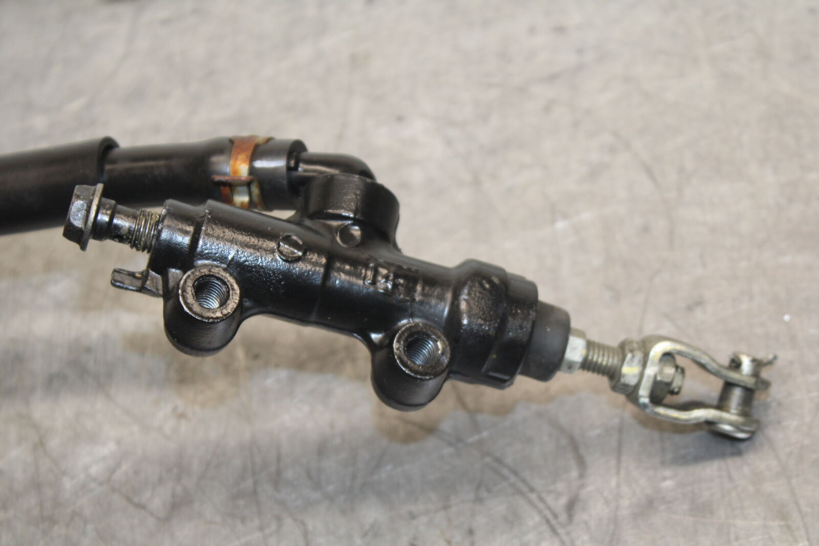 08-12 KAWASAKI NINJA 250R EX250J REAR BRAKE MASTER CYLINDER W RESERVOIR BB111 