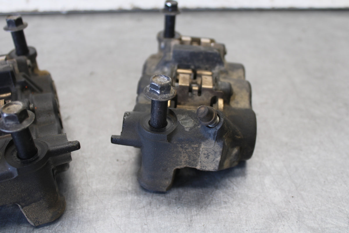 09-14 YAMAHA YZF R1 RIGHT LEFT FRONT BRAKE CALIPER SET PAIR CALIPERS BB696