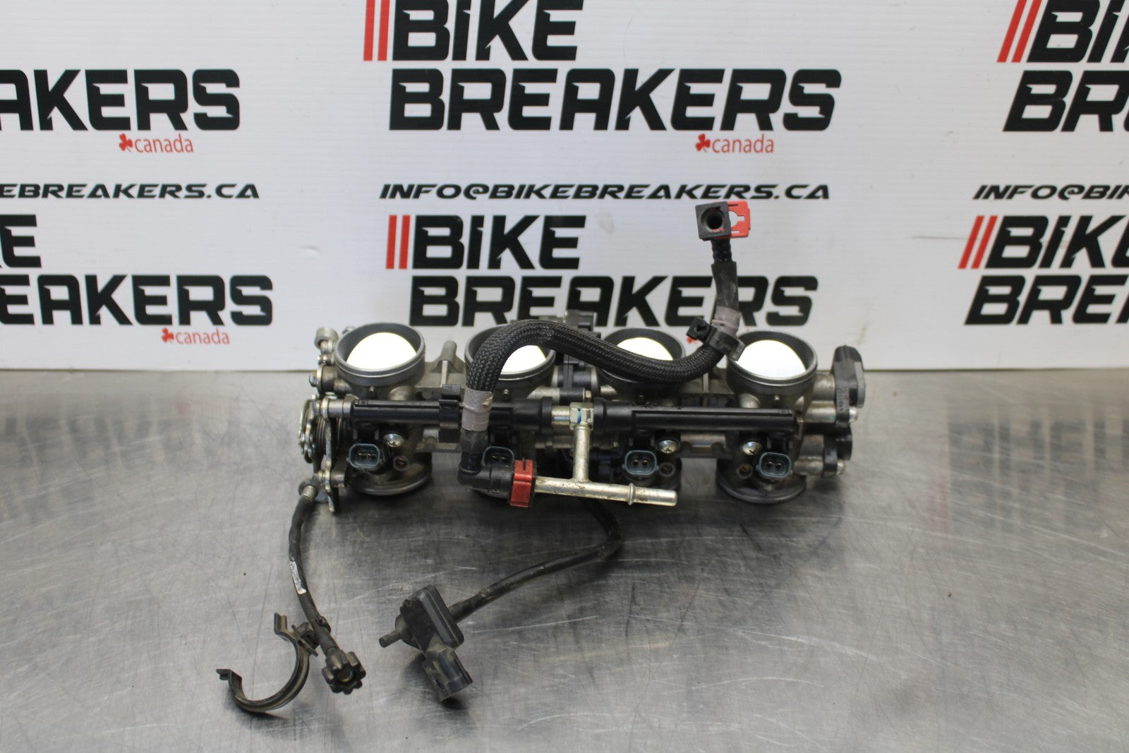07-08 KAWASAKI NINJA ZX6R MAIN FUEL INJECTORS / THROTTLE BODIES BB203