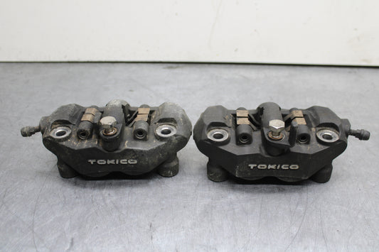 06-07 SUZUKI GSXR 600 RIGHT LEFT FRONT BRAKE CALIPER SET PAIR CALIPERS BB737