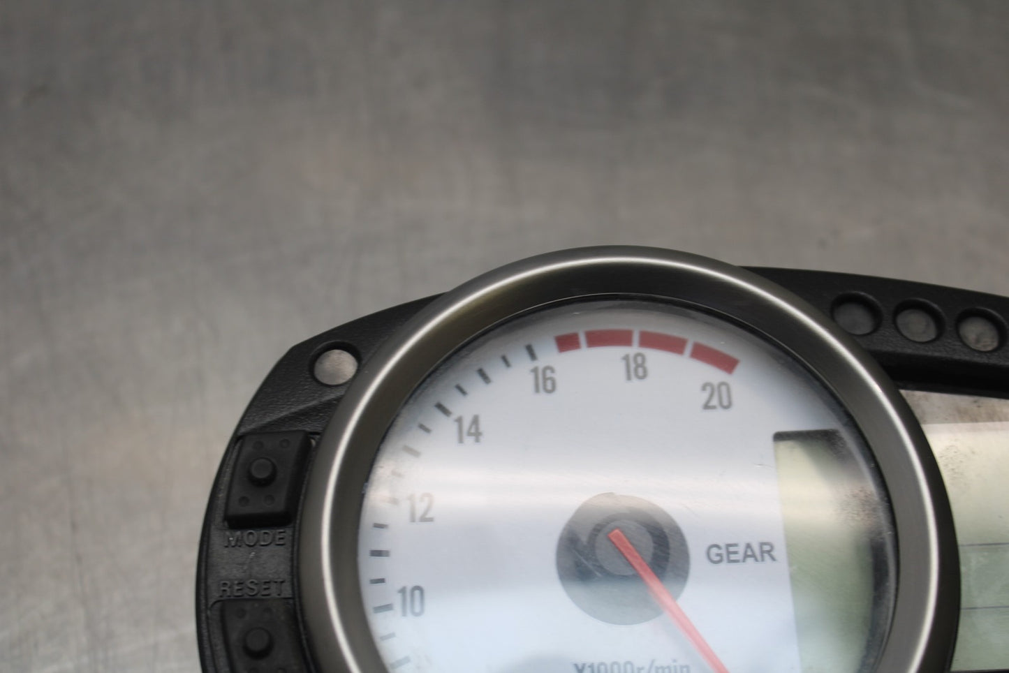 07-08 KAWASAKI NINJA ZX6R SPEEDO TACH GAUGES DISPLAY CLUSTER SPEEDOMETER BB203