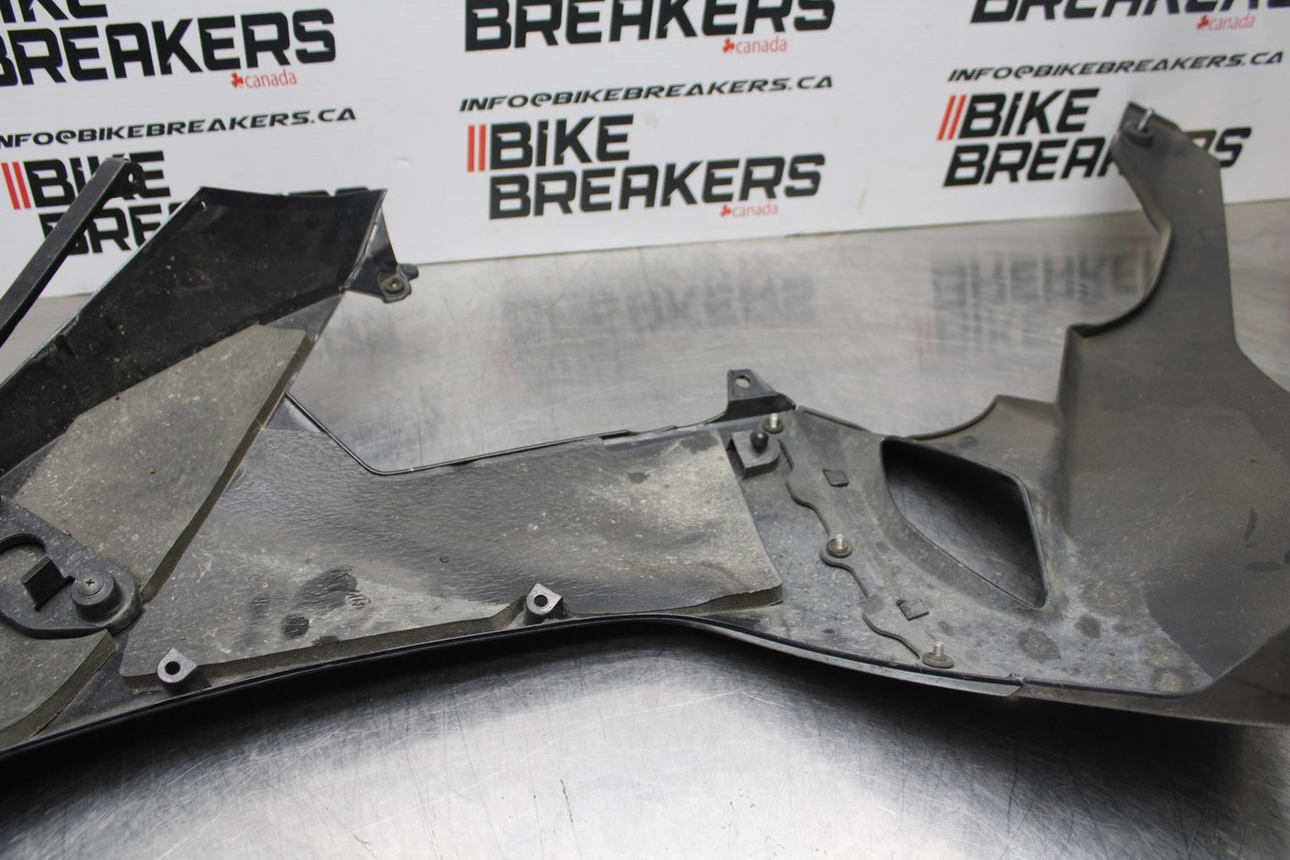 08 KAWASAKI NINJA ZX10R RIGHT LOWER MID UPPER SIDE FAIRING COWL  BB201