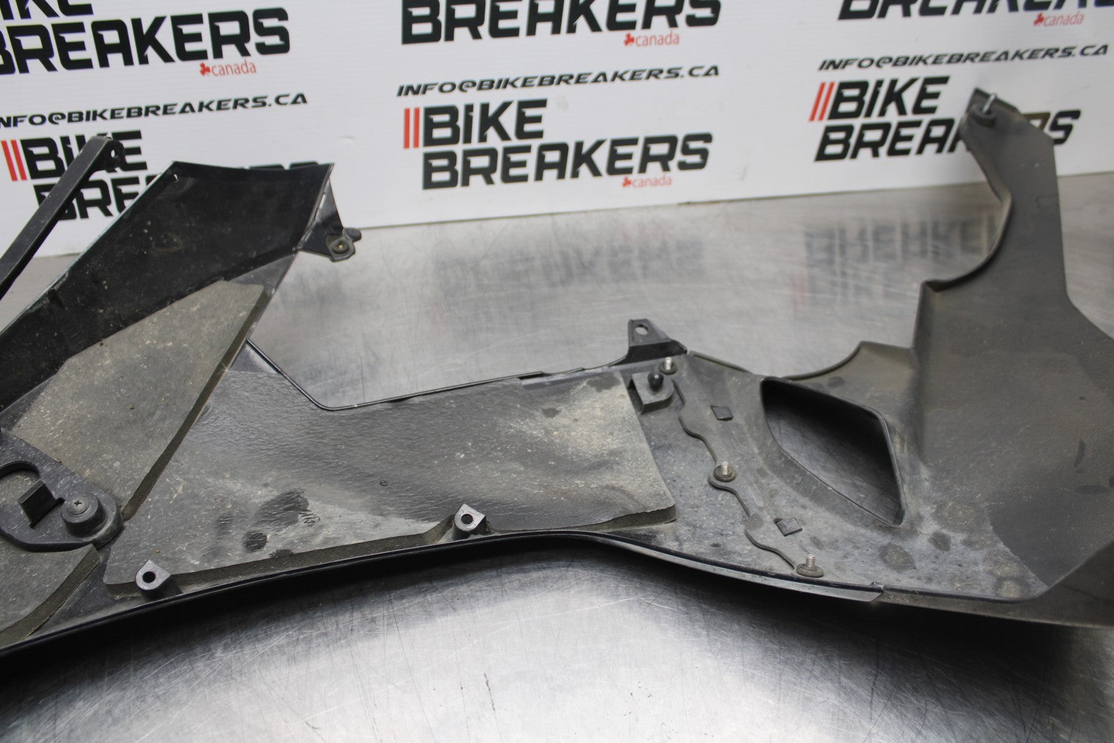 08 KAWASAKI NINJA ZX10R RIGHT LOWER MID UPPER SIDE FAIRING COWL  BB201