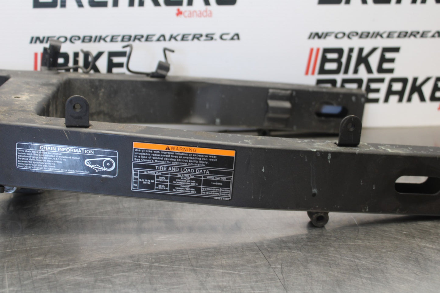 18-23 KAWASAKI NINJA 400 EX400 ABS REAR SWINGARM BACK SUSPENSION SWING ARM BB192