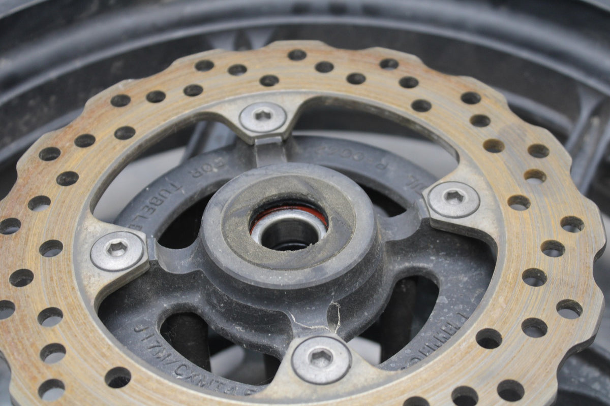07 KAWASAKI NINJA 650 EX650 REAR WHEEL BACK RIM & ROTOR BB844