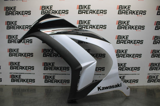 11-15 KAWASAKI NINJA ZX10R LEFT LOWER MID UPPER SIDE FAIRING COWL BB840