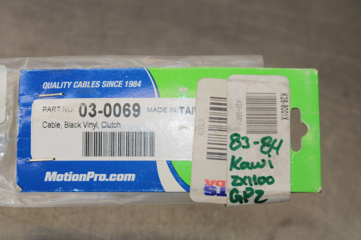 81-84 KAWASAKI GPZ1100 CLUTCH CABLE LINE BB876