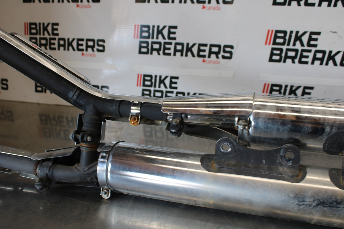 07 SUZUKI BOULEVARD M50 HEADER EXHAUST PIPE MUFFLERS BB897