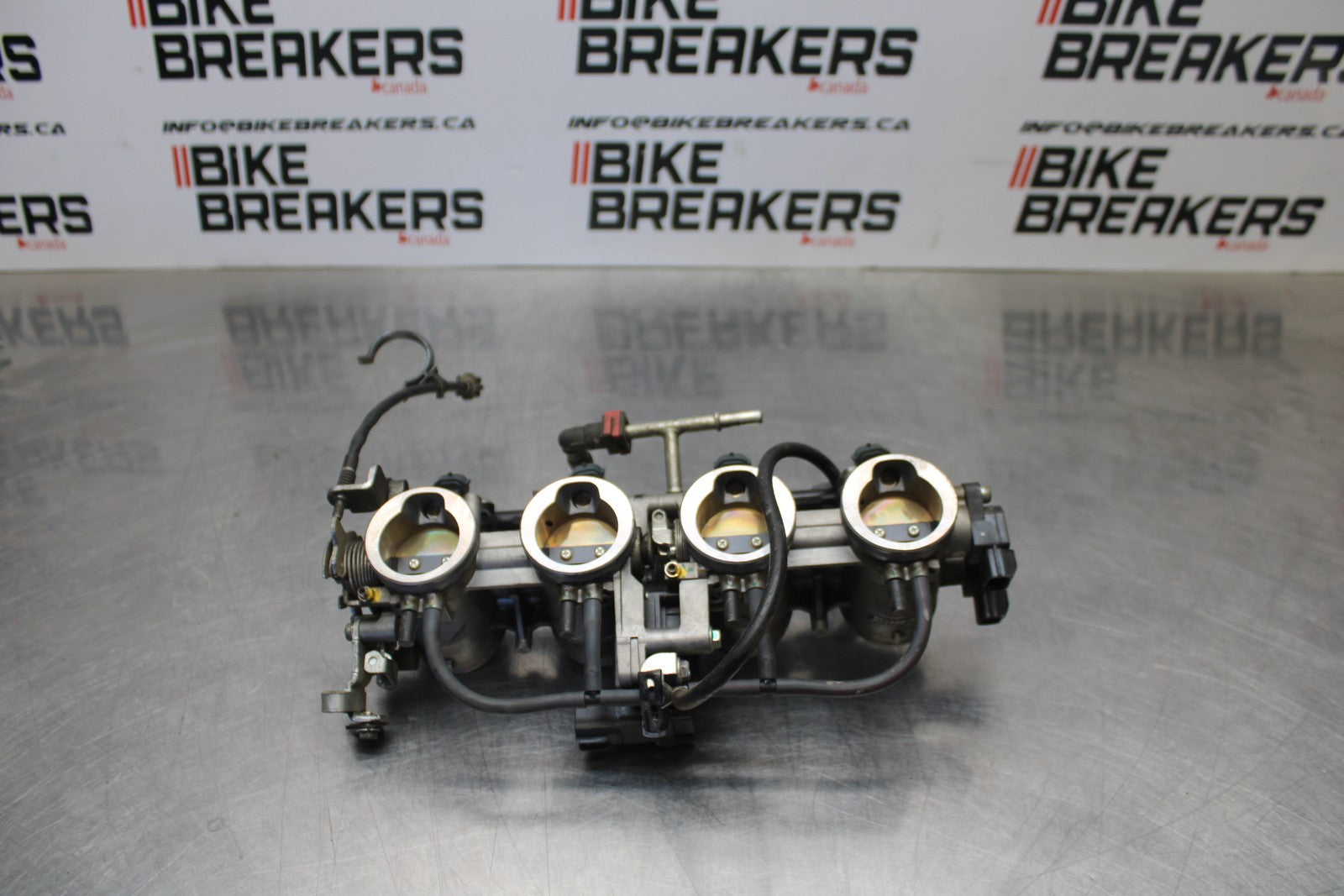 07-08 KAWASAKI NINJA ZX6R MAIN FUEL INJECTORS / THROTTLE BODIES BB203